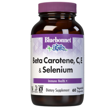 BETA CAROTENE, C, E AND SELENIUM